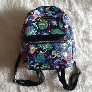 Bioworld | Bags | Bioworld Rick Morty Black Mini Backpack  display picture 3